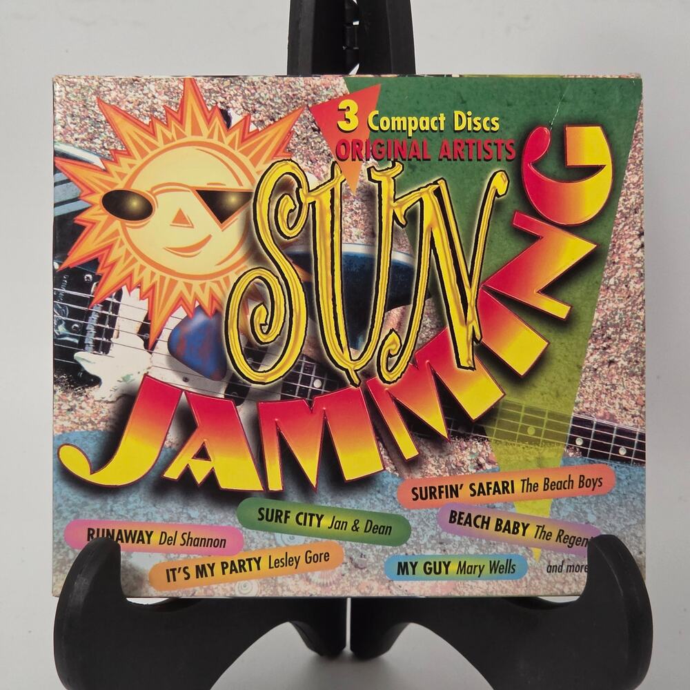 Sun Jamming Various Artists 3-CD Box Set Surf Rock Pop Madacy Entertainment VTG